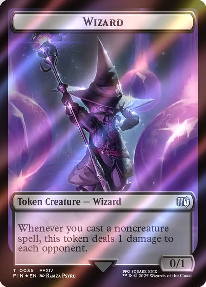 Hero Token (30) // Wizard Token (35) [FINAL FANTASY: Tokens] [Surge Foil]