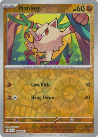 Mankey - 106/193 - Common [sv02-106] [Reverse Holo]