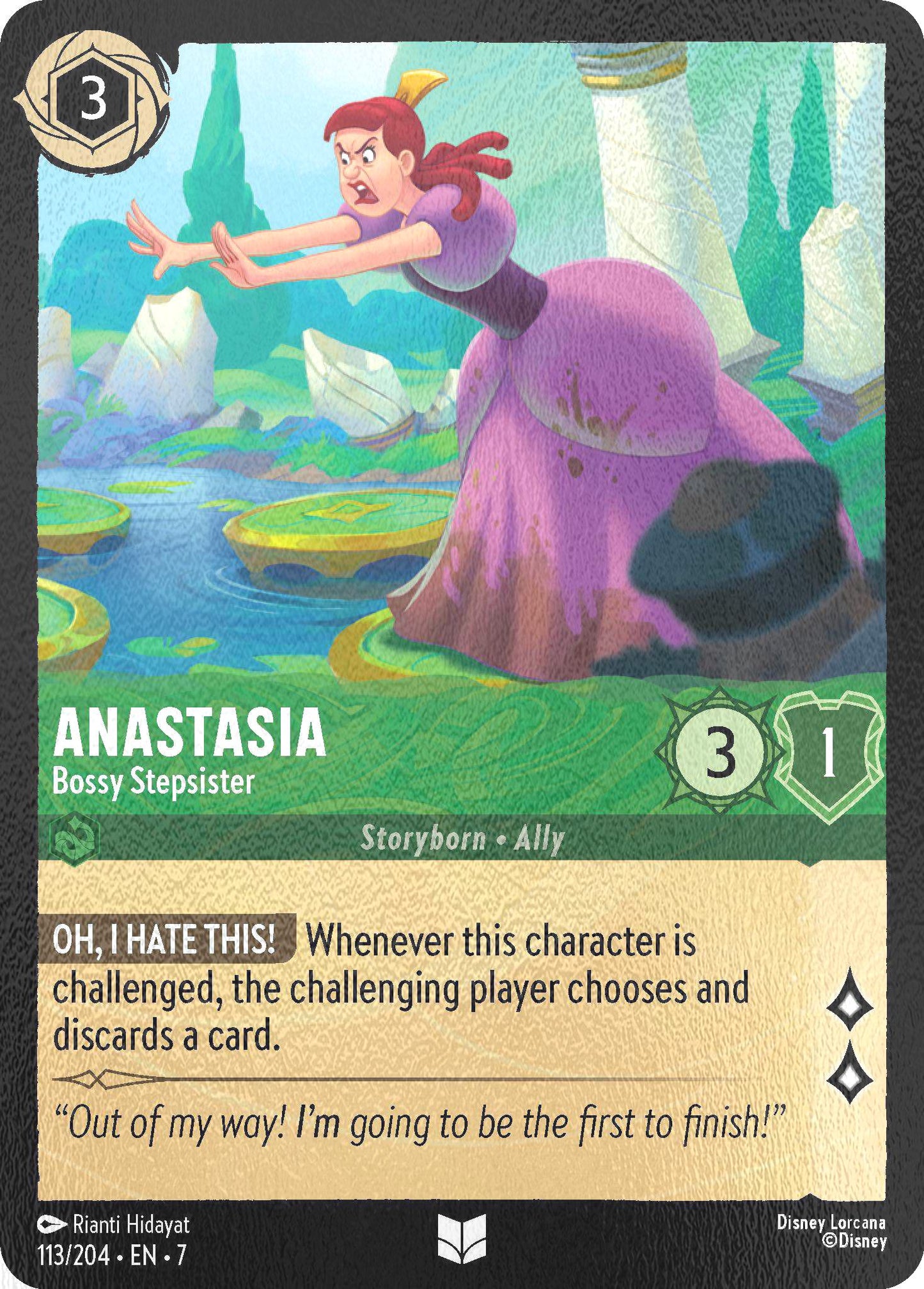 Anastasia - Bossy Stepsister - 113/204 [Archazia's Island] [Cold Foil]