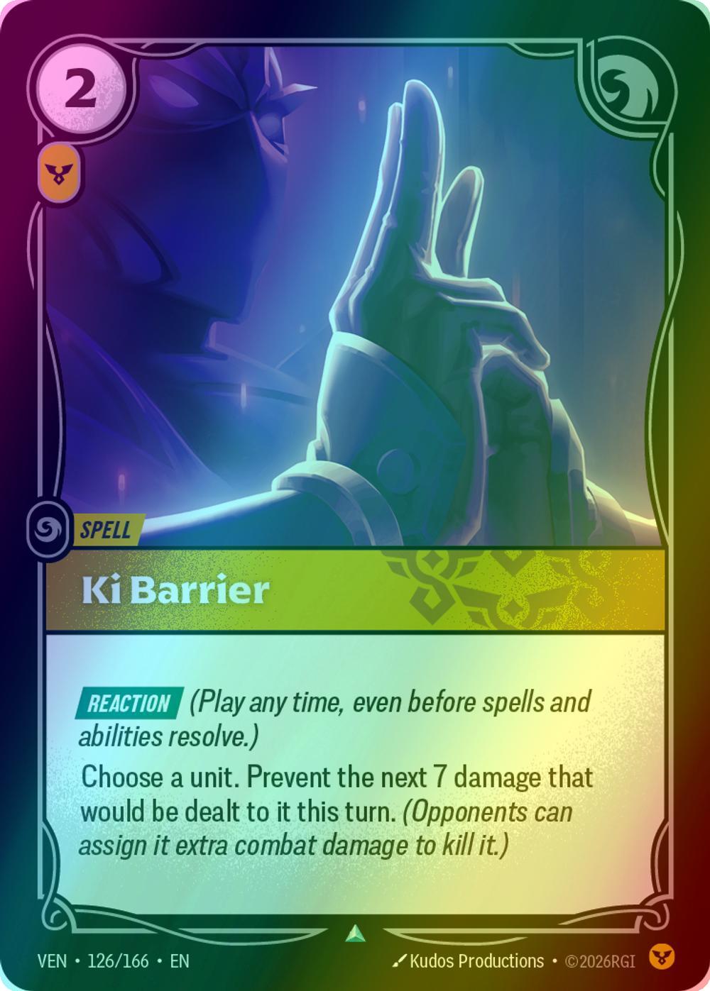 Ki Barrier - 126/166 [Vendetta] [Foil]