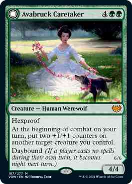 Avabruck Caretaker // Hollowhenge Huntmaster [187] [Innistrad: Crimson Vow] [Non-Foil]