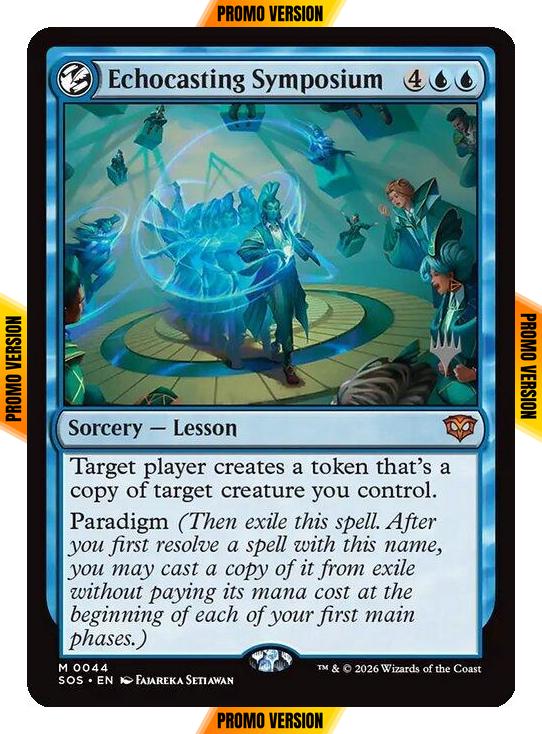 Echocasting Symposium [44p] [Promo Pack] [Secrets of Strixhaven Promos] [Non-Foil]