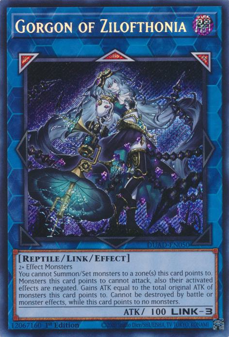Gorgon of Zilofthonia - DUAD-EN050 - Secret Rare - 1st Edition