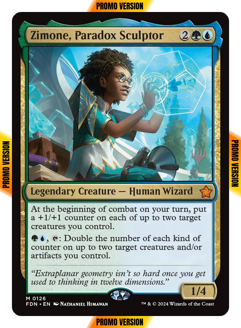 Zimone, Paradox Sculptor [126p] [Promo Pack] [Foundations: Promos] [Non-Foil]