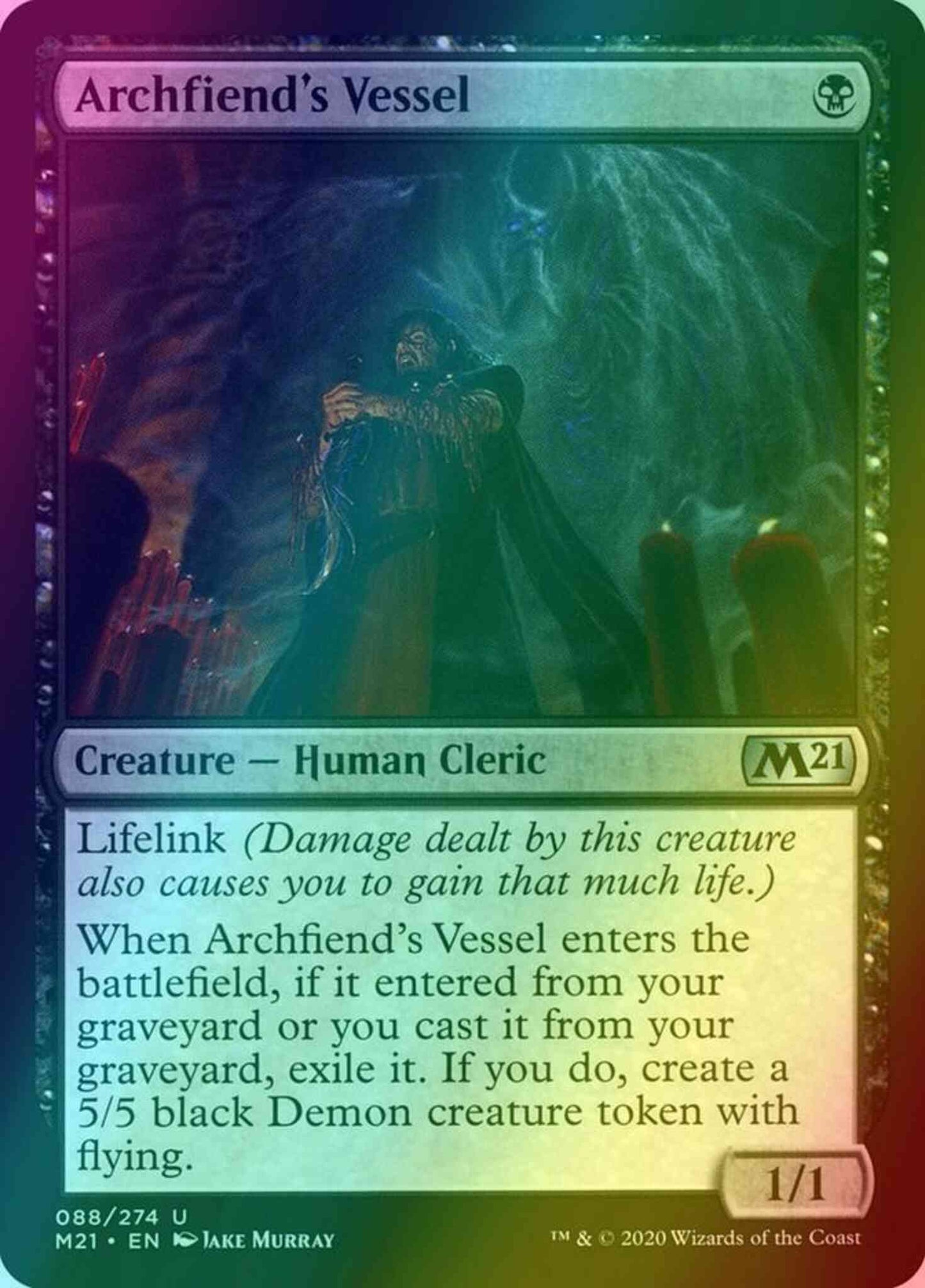 Archfiend's Vessel [88] [Core Set 2021] [Foil]