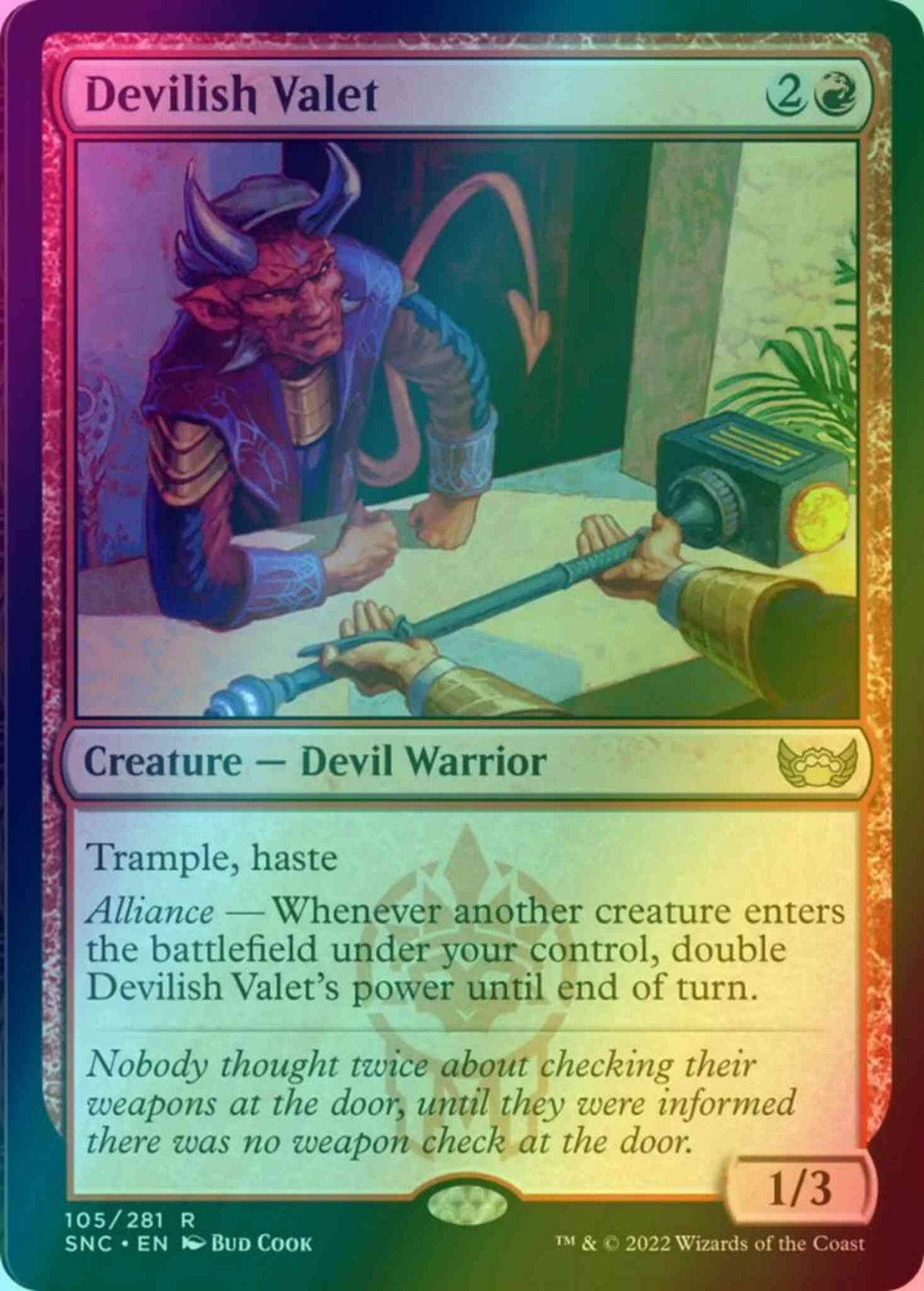 Devilish Valet [105] [Streets of New Capenna] [Foil]