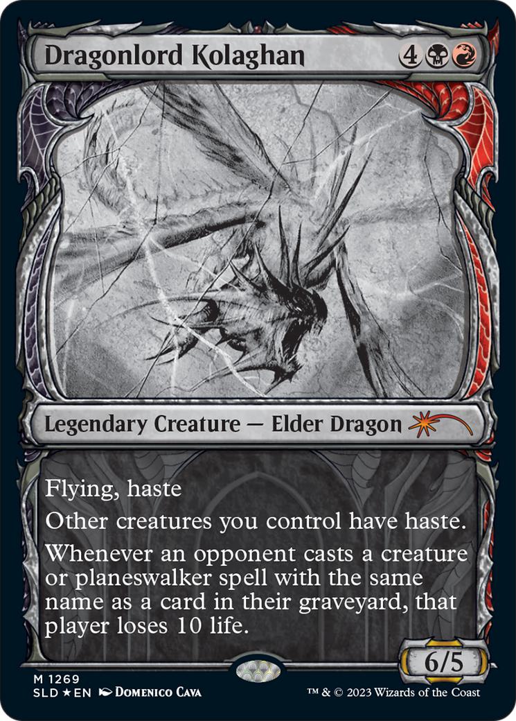Dragonlord Kolaghan [1269] [Planar Showcase] [Showcase: MOM Vol. 2] [Secret Lair Drop] [Halo Foil]