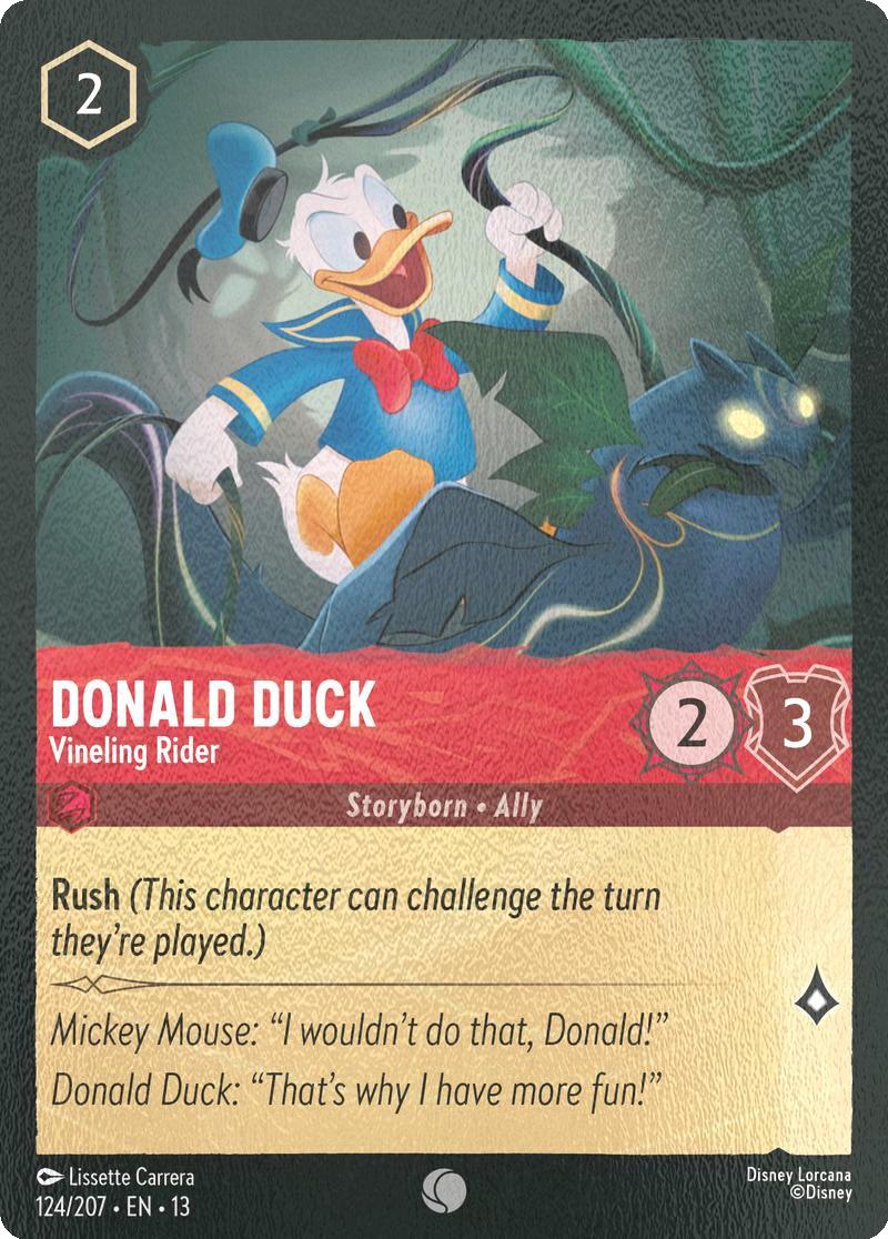 Donald Duck - Vineling Rider - 124/204 [Attack of the Vine!] [Cold Foil]