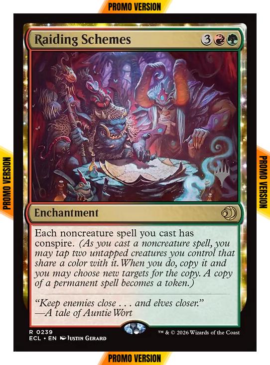 Raiding Schemes [239p] [Promo Pack] [Lorwyn Eclipsed: Promos] [Non-Foil]