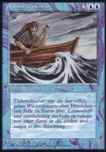 Water Elemental - German [92] [Foreign Black Border: German] [Non-Foil]