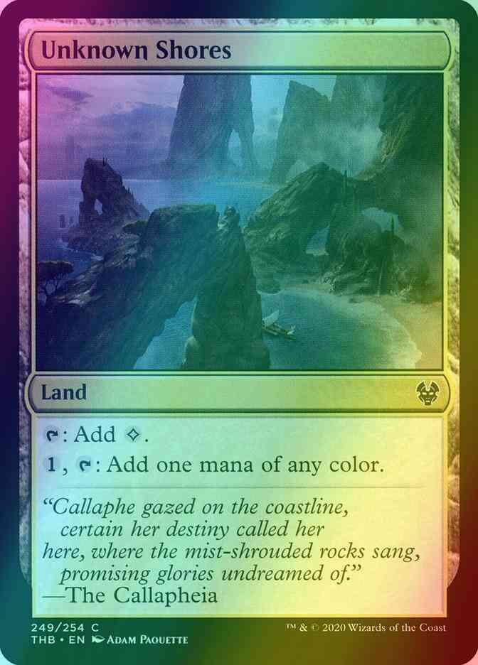Unknown Shores [249] [Theros Beyond Death] [Foil]