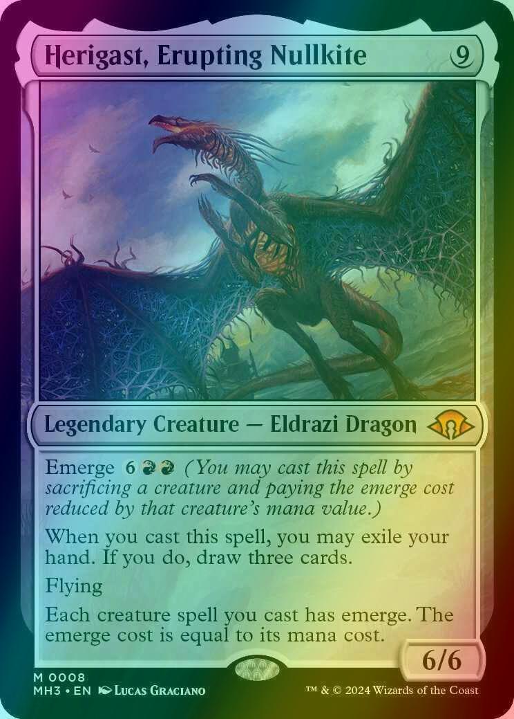 Herigast, Erupting Nullkite [8] [Modern Horizons 3] [Foil]