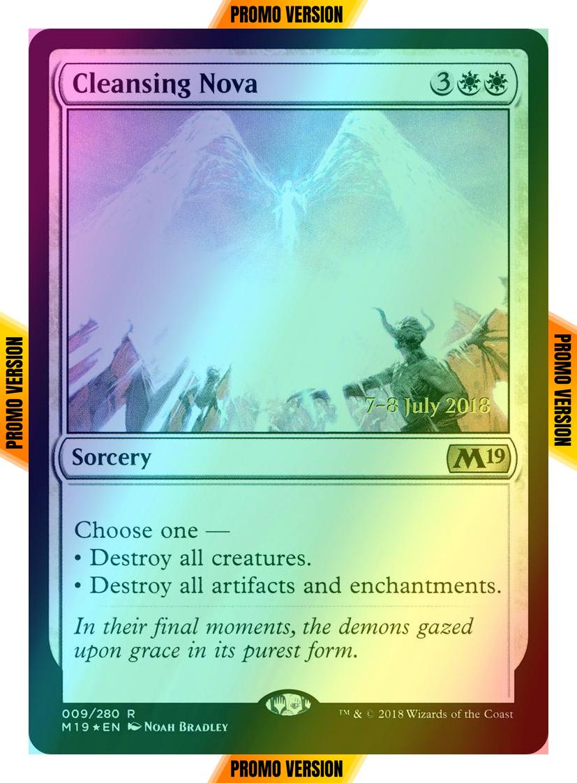 Cleansing Nova [9s] [Core Set 2019 Promos] [Foil]