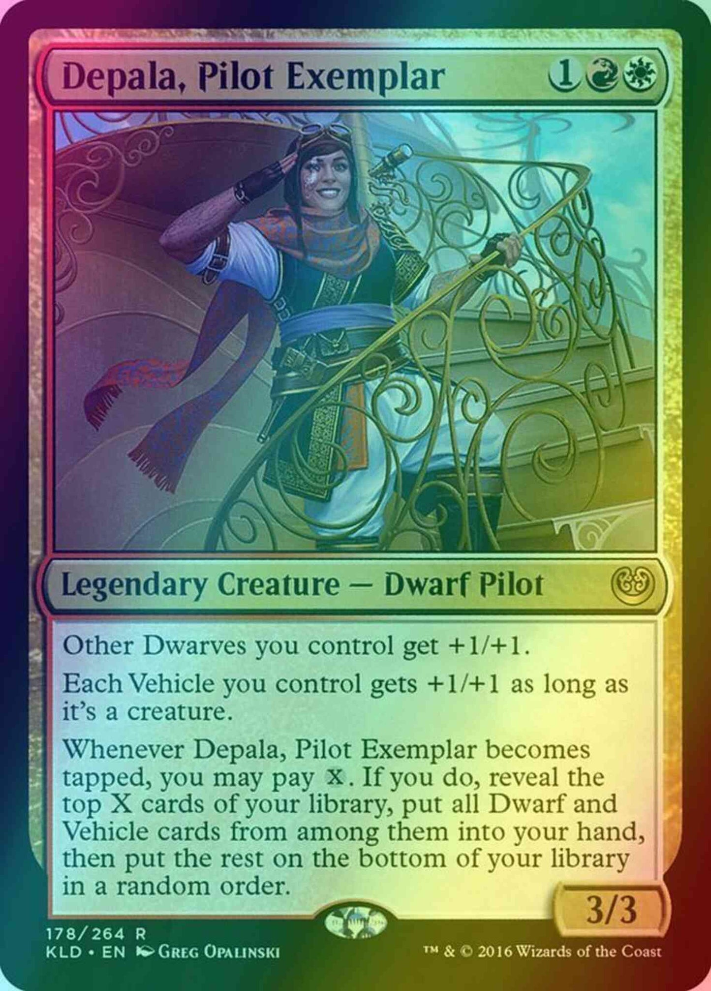 Depala, Pilot Exemplar [178] [Kaladesh] [Foil]