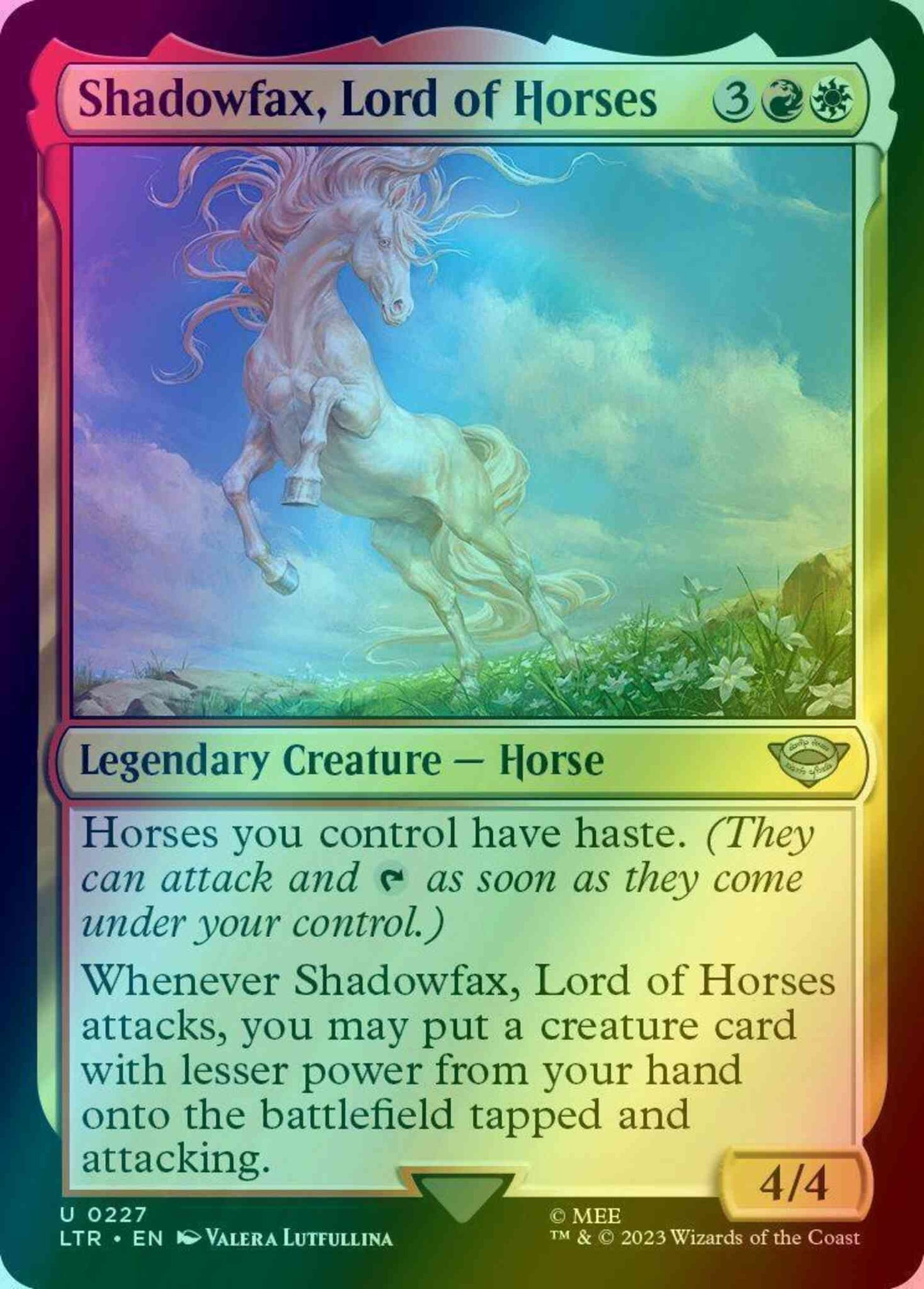 Shadowfax, Lord of Horses [227] [The Lord of the Rings: Tales of Middle-earth] [Foil]
