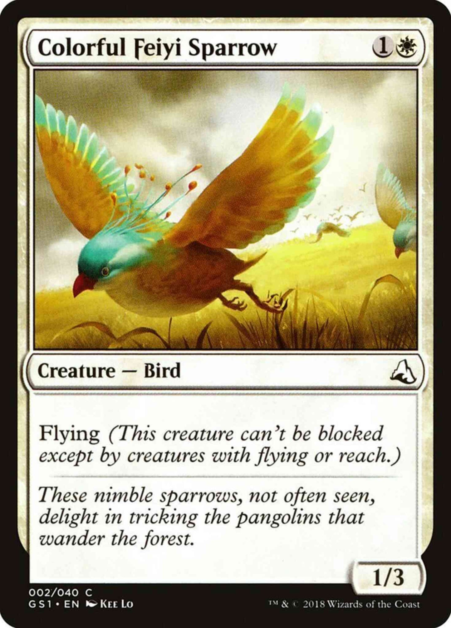 Colorful Feiyi Sparrow [2] [Global Series Jiang Yanggu And Mu Yanling] [Non-Foil]