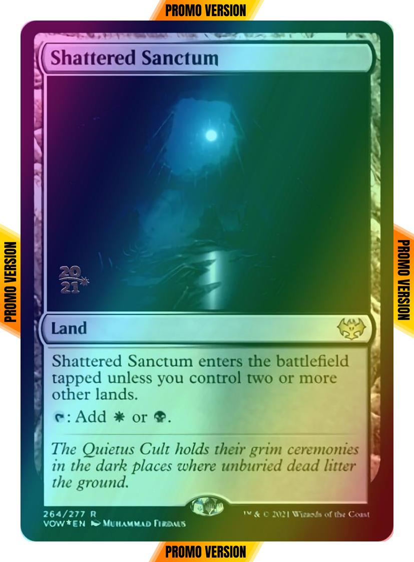 Shattered Sanctum [Prerelease] [264s] [Innistrad: Crimson Vow: Promos] [Foil]