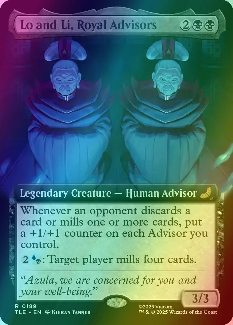 Lo and Li, Royal Advisors [189] [Extended Art] [Avatar: The Last Airbender Eternal] [Foil]