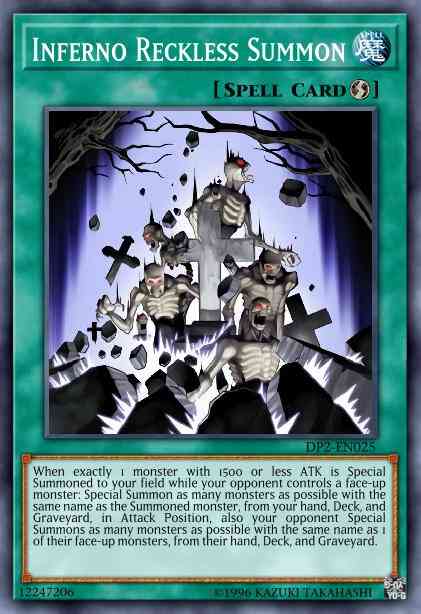 Inferno Reckless Summon - SR03-EN030 - Common - 1st Edition