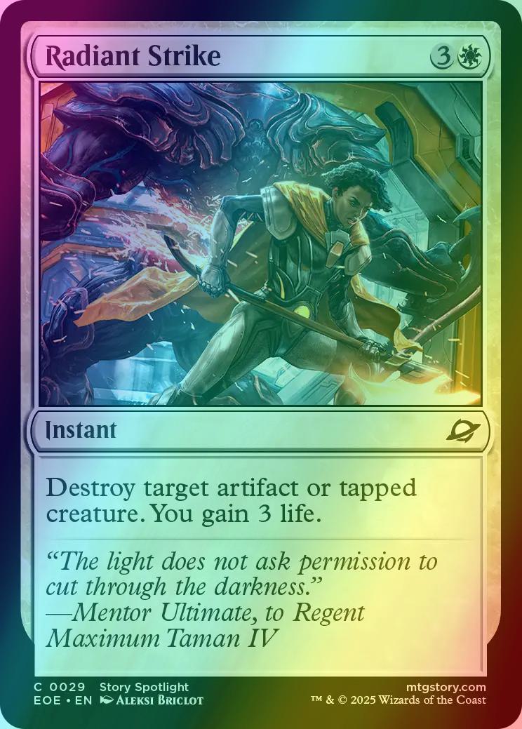 Radiant Strike [29] [Edge of Eternities] [Foil]