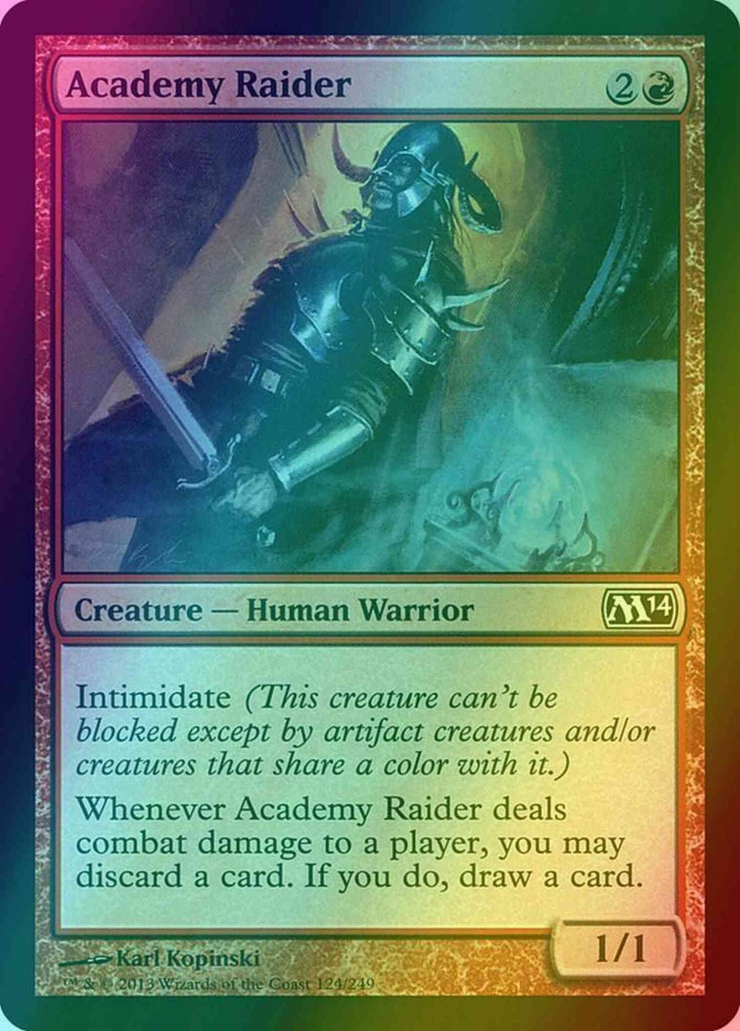 Academy Raider [124] [Magic 2014] [Foil]