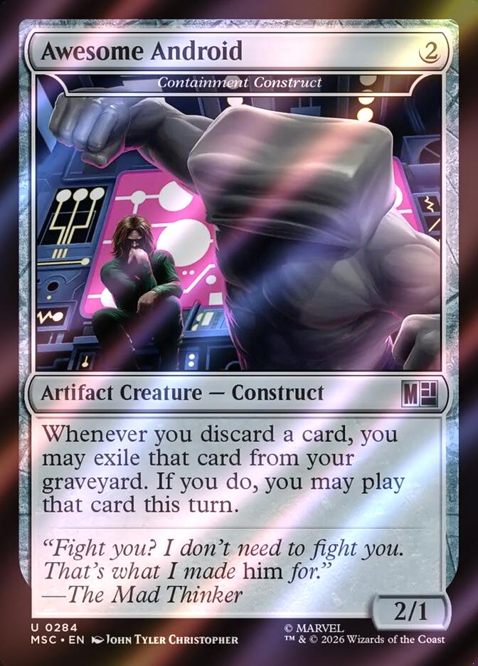 Awesome Android - Containment Construct [284] [Marvel Super Heroes: Commander] [Surge Foil]