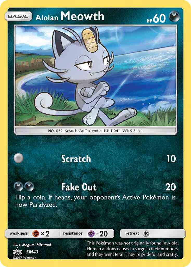 Alolan Meowth - SM43 - Promo [smp-SM43] [Holo]