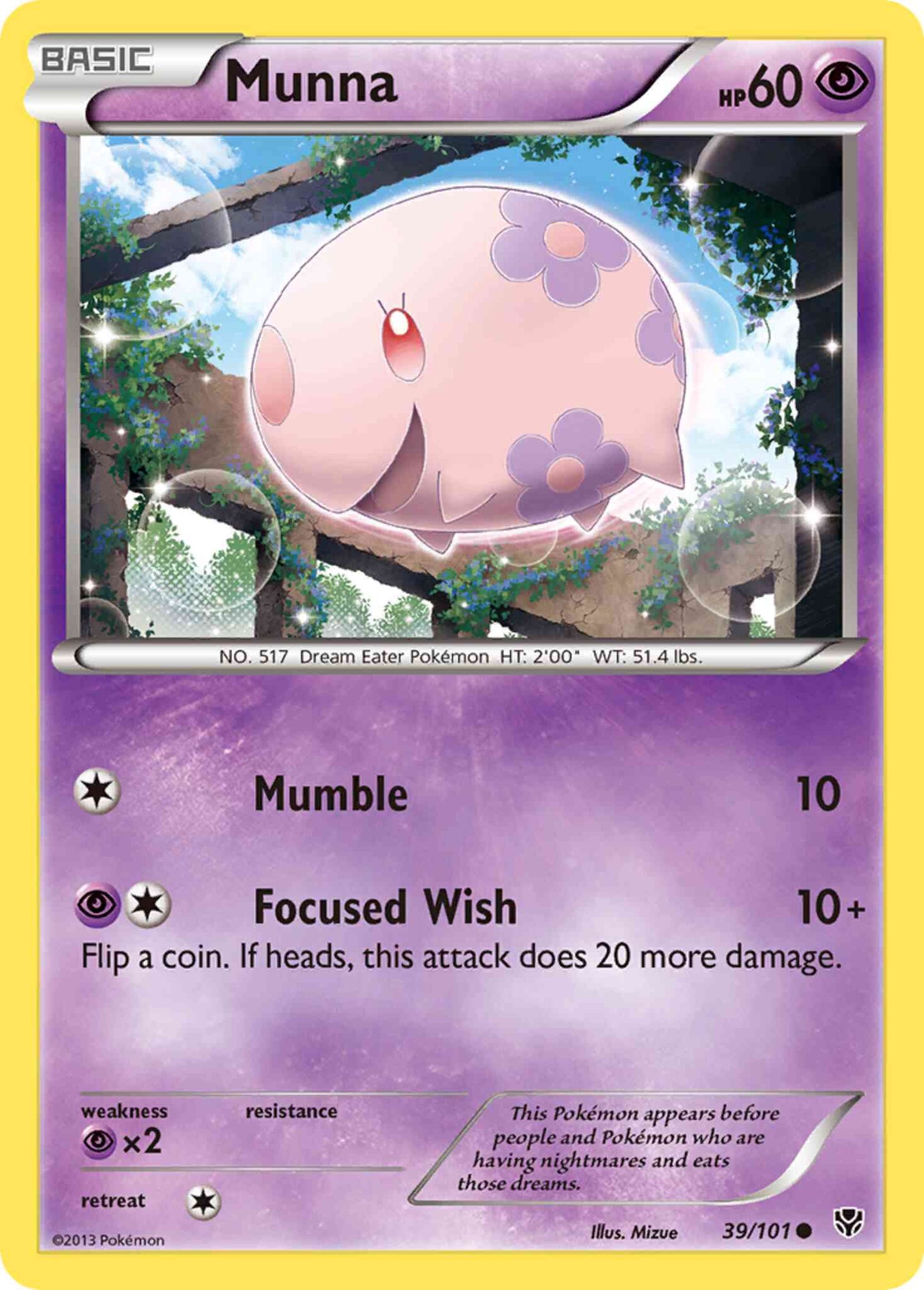 Munna - 39/101 - Common [bw10-39] [Reverse Holo]
