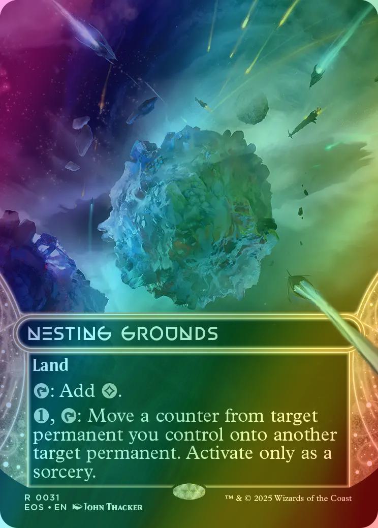 Nesting Grounds [31] [Borderless] [Edge of Eternities: Stellar Sights] [Foil]