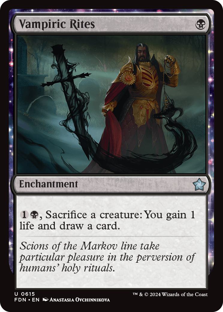 Vampiric Rites [615] [Foundations] [Non-Foil]