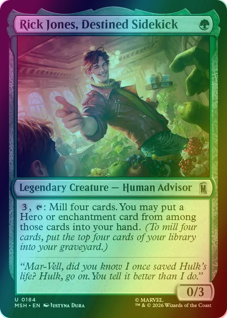 Rick Jones, Destined Sidekick [184] [Marvel Super Heroes] [Foil]