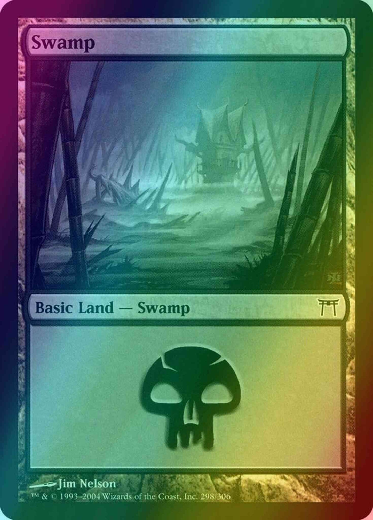 Swamp [298] [Champions of Kamigawa] [Foil]