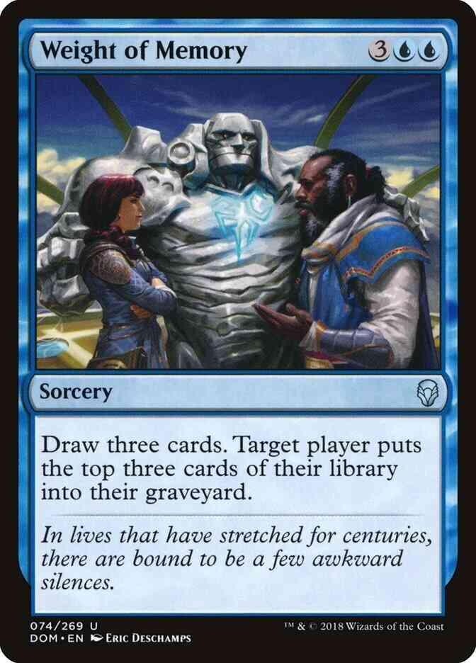 Weight of Memory [74] [Dominaria] [Non-Foil]