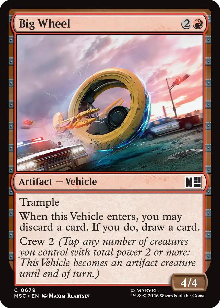 Big Wheel [679] [Jumpstart] [Marvel Super Heroes: Commander] [Non-Foil]