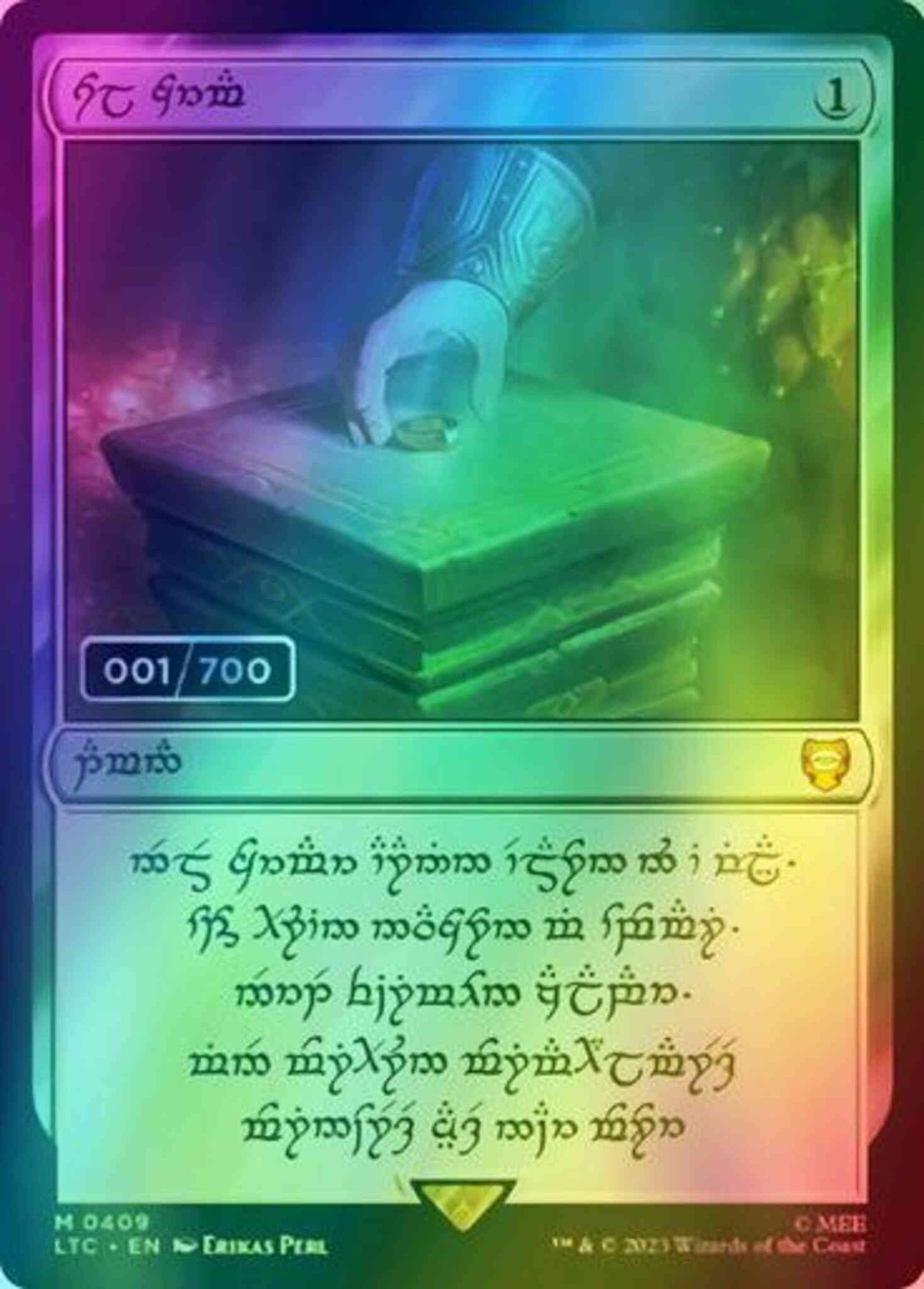 Sol Ring - Dwarven - Serial Numbered [409z] [The Lord of the Rings: Tales of Middle-earth: Commander] [Foil]