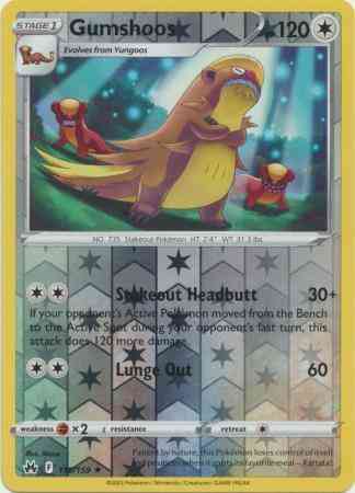 Gumshoos - 118/159 - Rare [swsh125-118] [Reverse Holo]