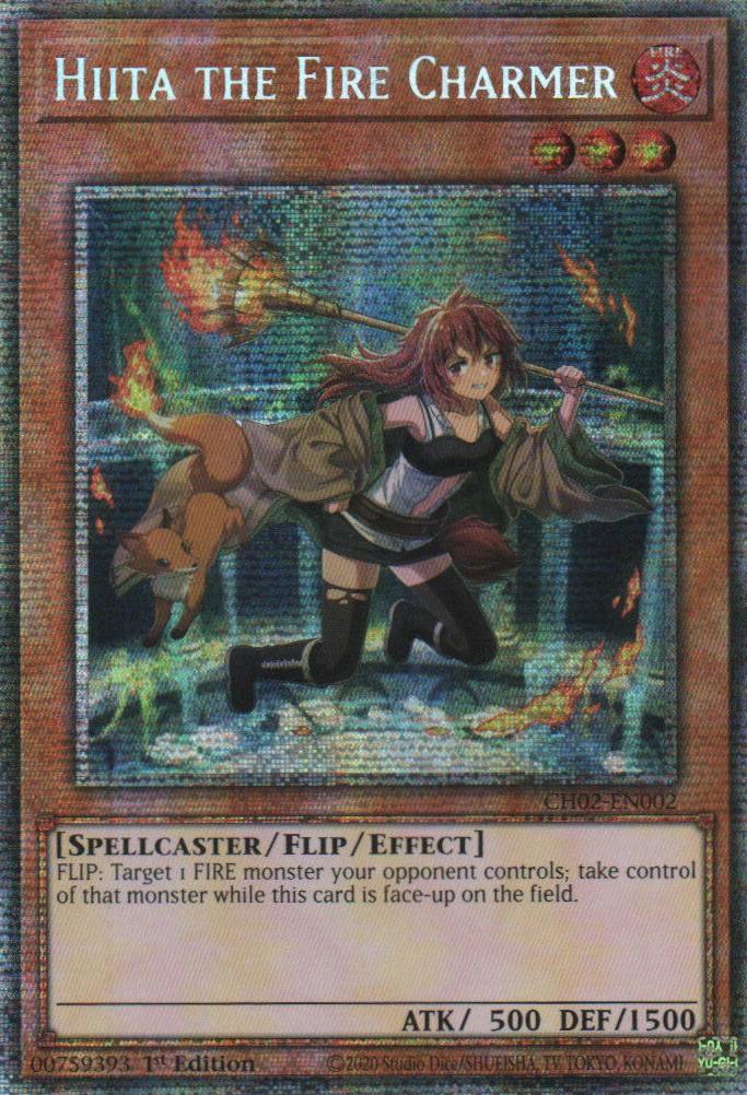 Hiita the Fire Charmer - CH02-EN002 - Starlight Rare - 1st Edition