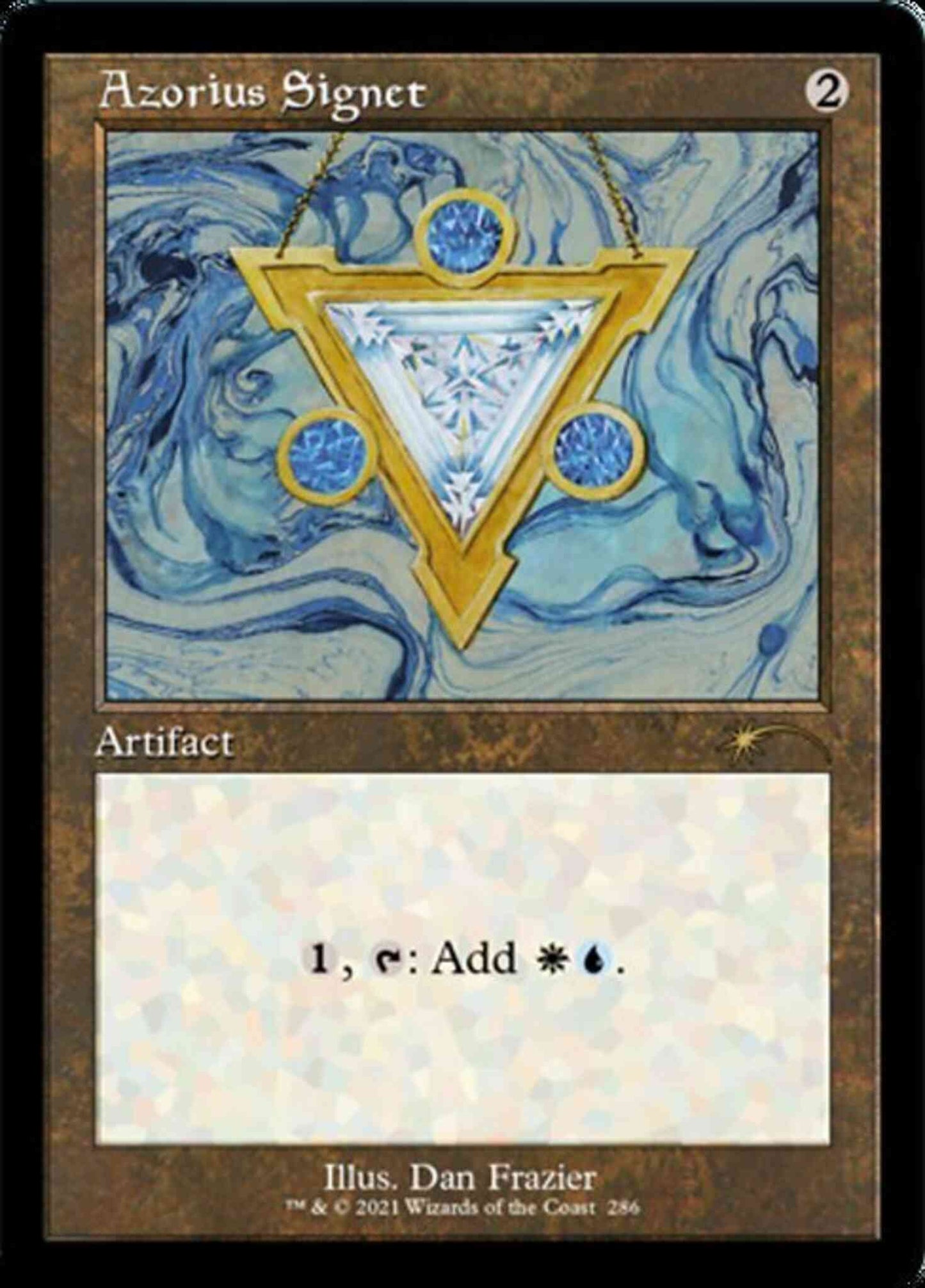 Azorius Signet [0286] [Retro Frame] [Dan Frazier] [Secret Lair Drop] [Non-Foil]