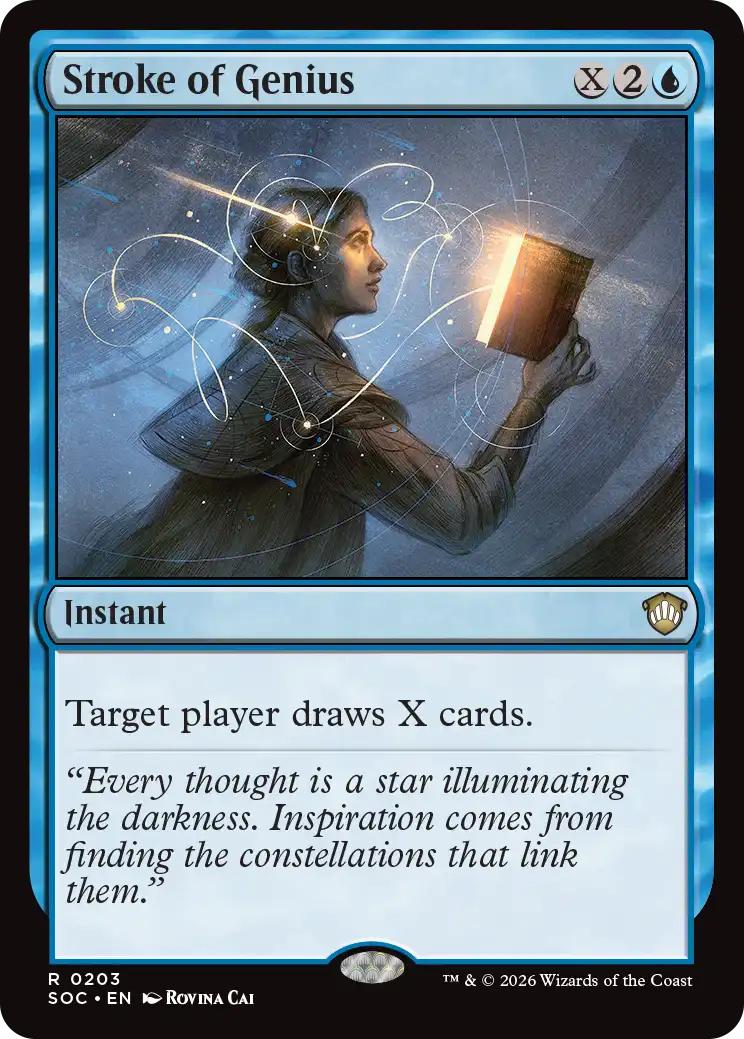 Stroke of Genius [203] [Secrets of Strixhaven: Commander] [Non-Foil]