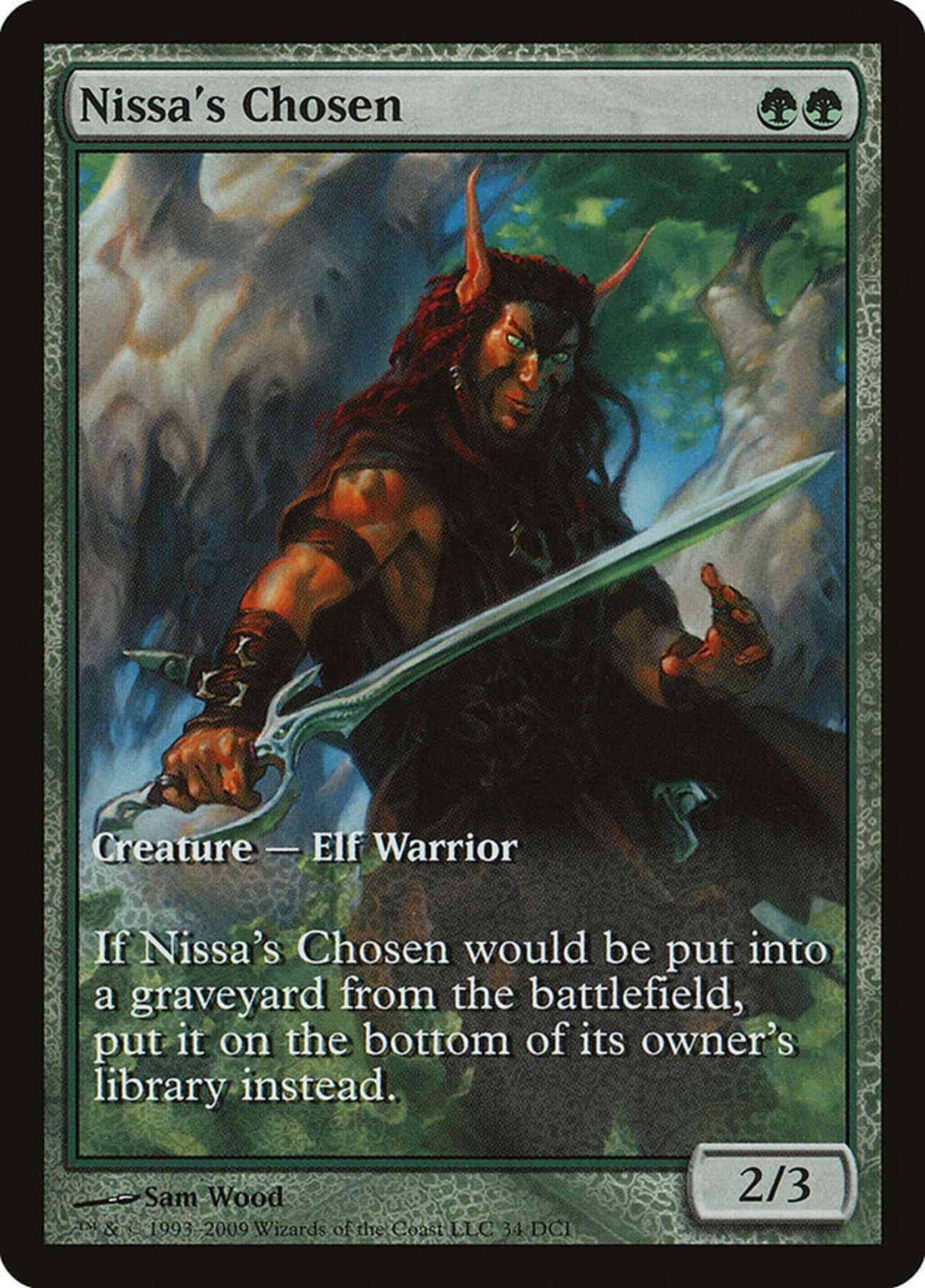 Nissa's Chosen [34] [DCI Promos] [Non-Foil]