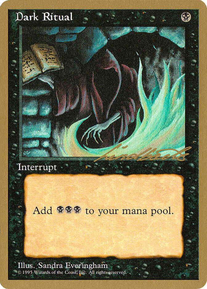 Dark Ritual [ll129] [Leon Lindback] [Pro Tour Collector Set] [Non-Foil]