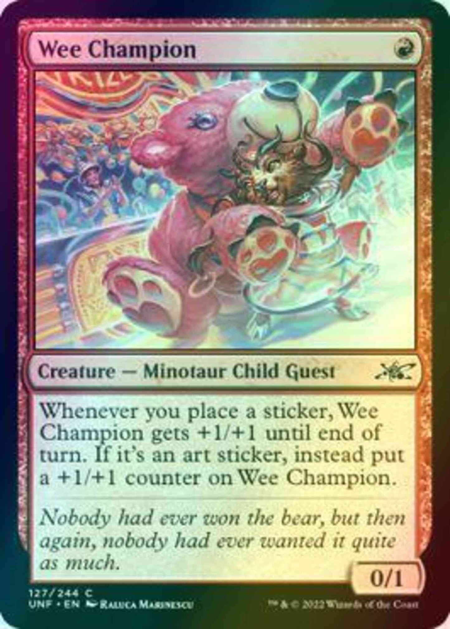 Wee Champion [127] [Unfinity] [Foil]