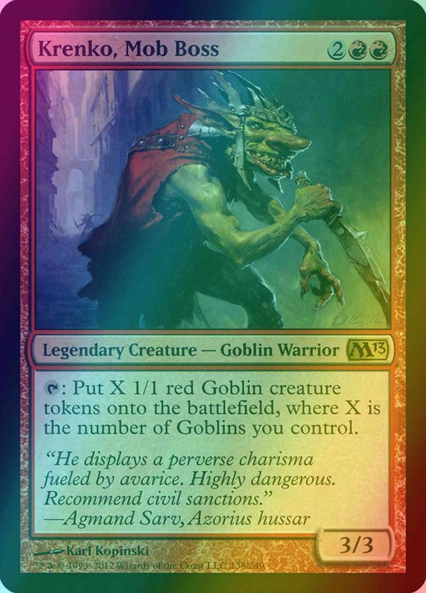 Krenko, Mob Boss [138] [Magic 2013] [Foil]