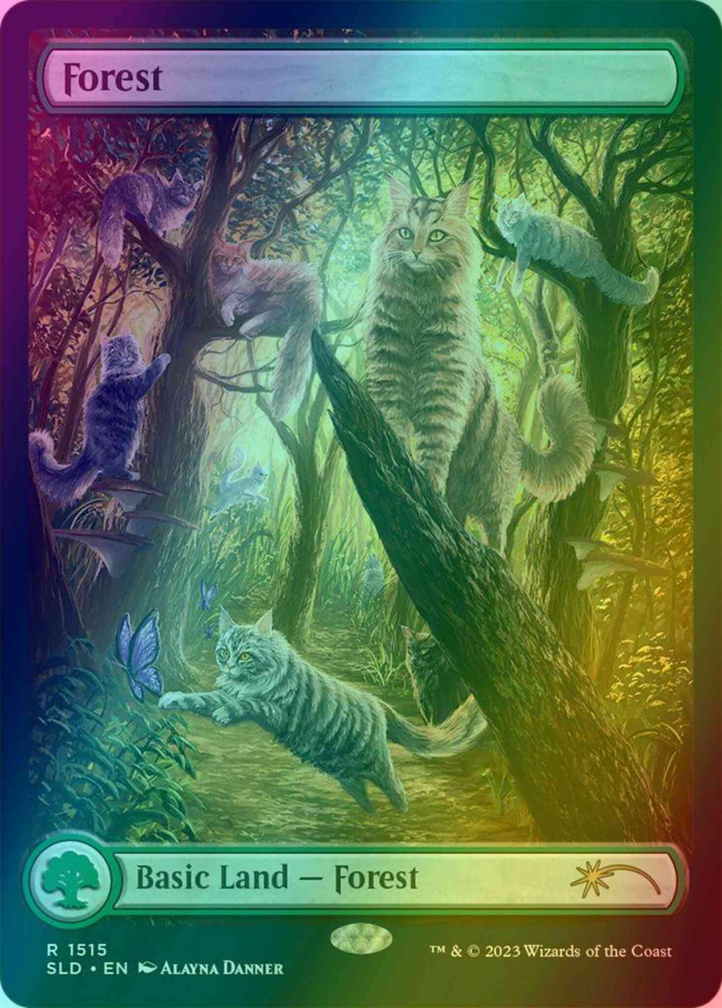Forest [1515] [Full Art] [Raining Cats and Dogs] [Secret Lair Drop
