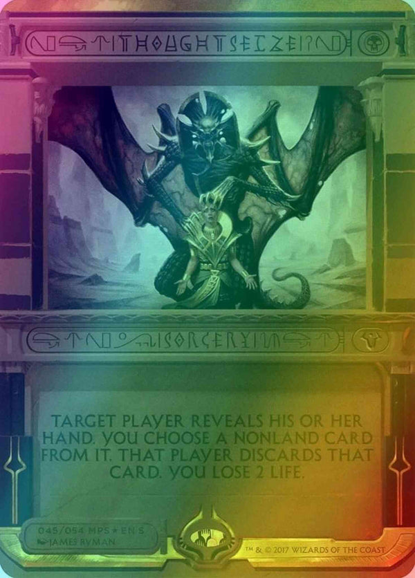 Thoughtseize [45] [Masterpiece Series] [Amonkhet Invocations] [Foil]