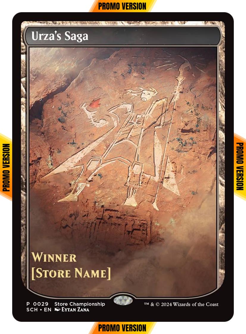 Urza's Saga - Store Stamp [29] [Textless] [Store Championships] [Non-Foil]