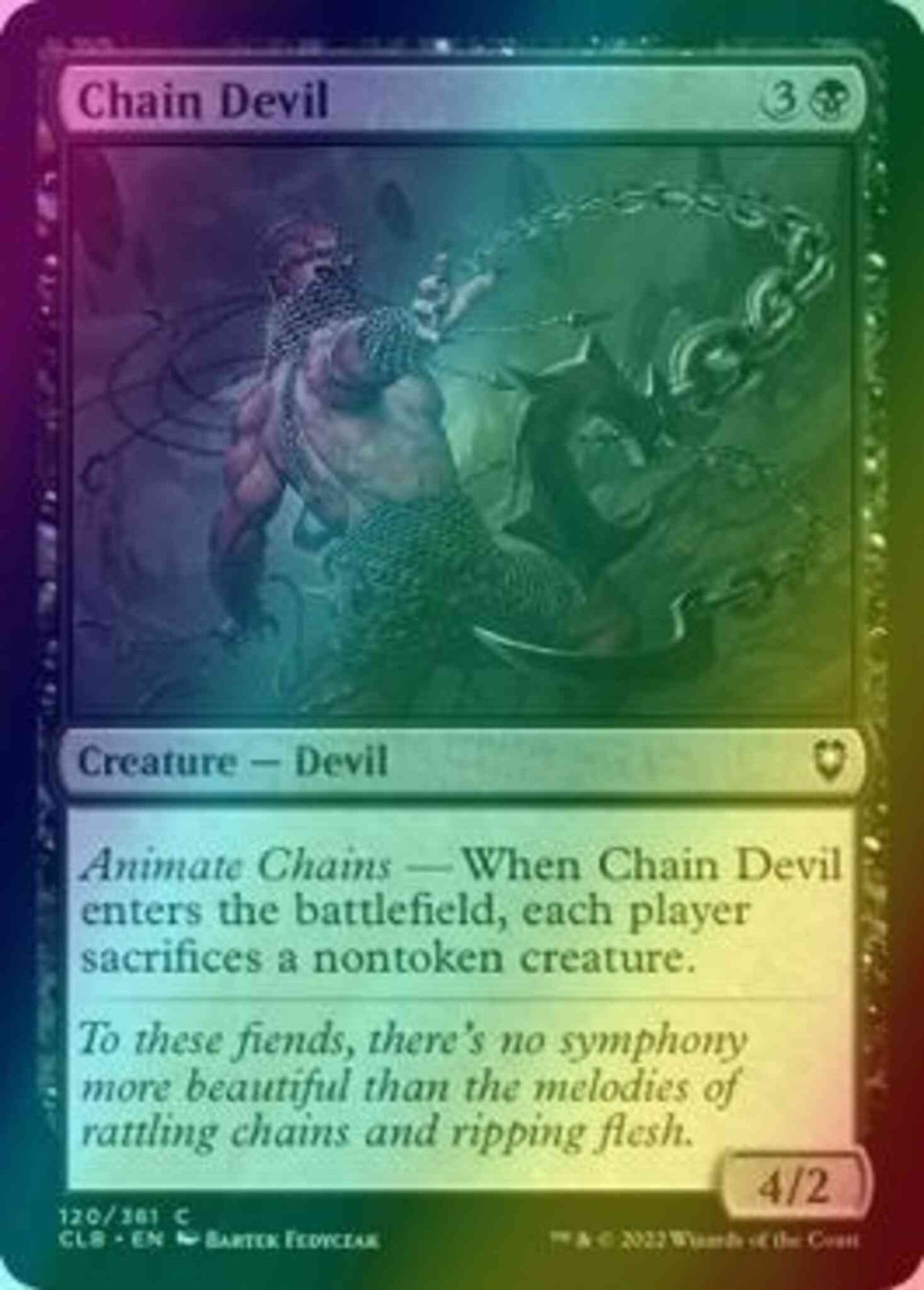 Chain Devil [120] [Commander Legends: Battle for Baldur's Gate] [Foil]
