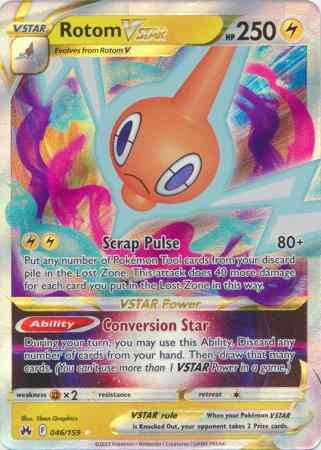 Rotom VSTAR - 046/159 - Rare Holo VSTAR [swsh125-046] [Ultra]