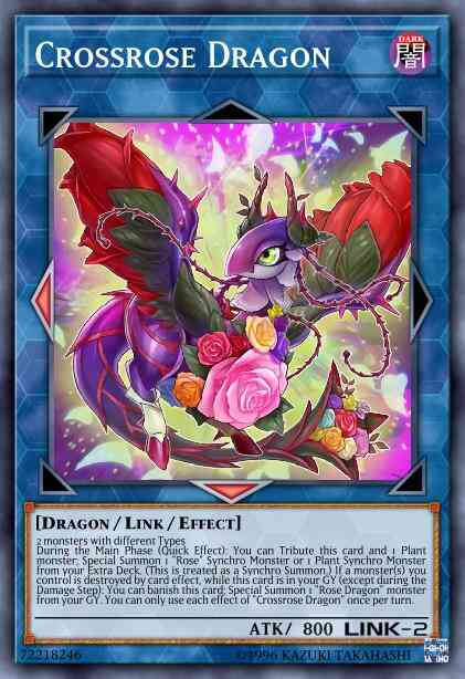 Crossrose Dragon - DUOV-EN015 - Ultra Rare - 1st Edition