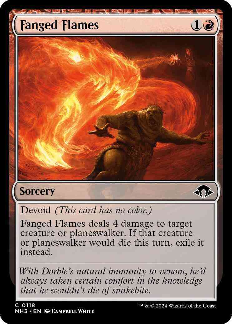 Fanged Flames [118] [Modern Horizons 3] [Non-Foil]